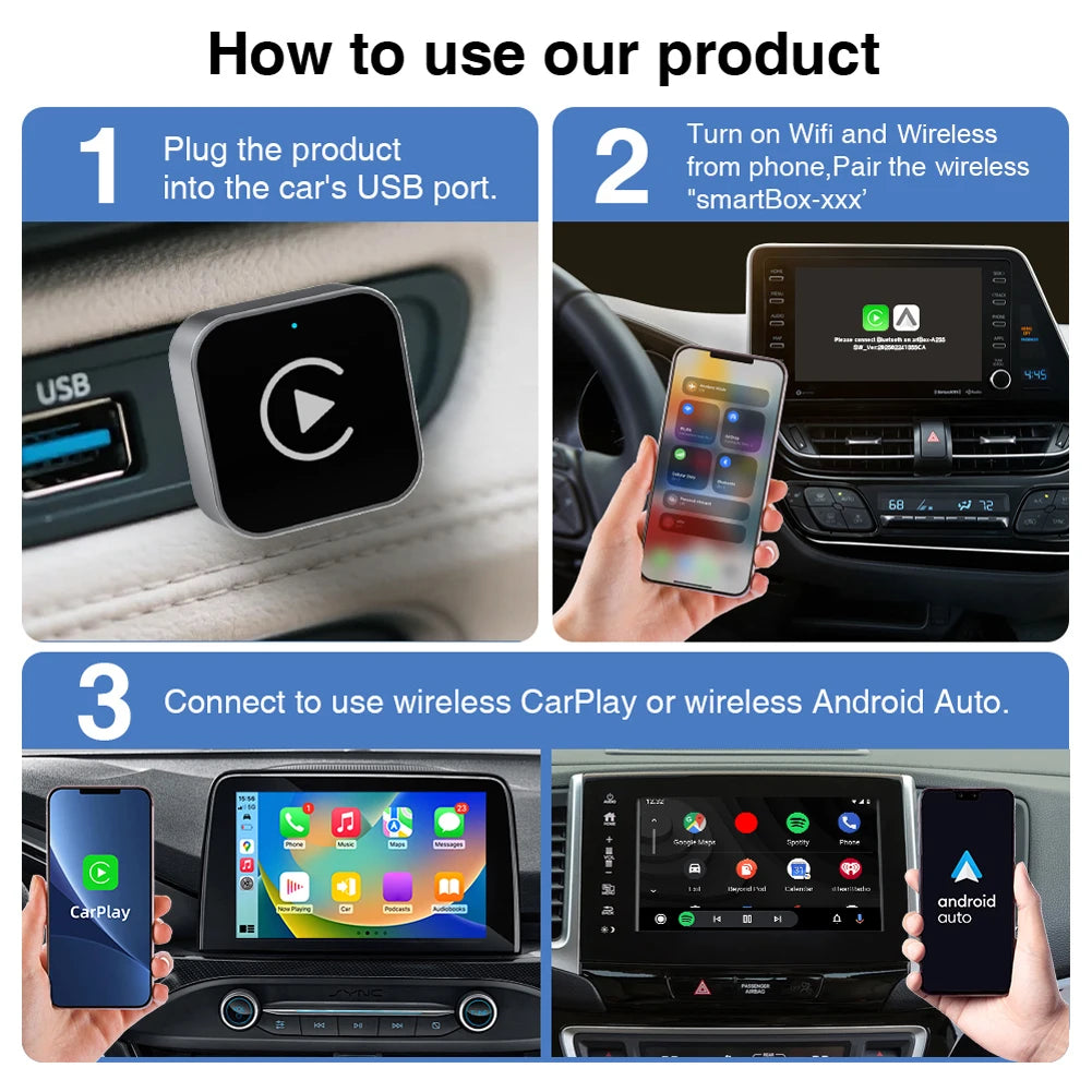 VantaLink Wireless CarPlay Adapter™